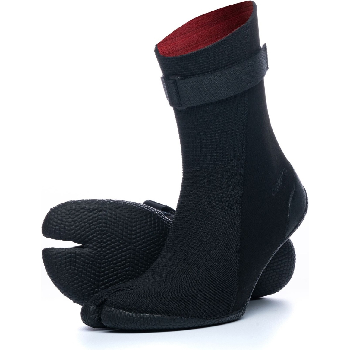 2026 C-Skins Blackout 3mm Split Toe Boots C-BOBK3ST